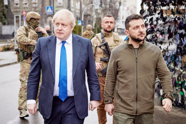 Борис Джонсон, Владимир Зеленский