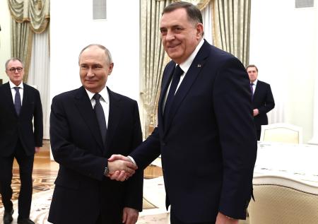 Путин принял в Кремле президента Республики Сербской