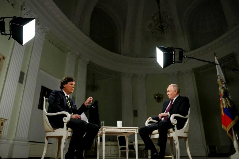 Такер Карлсон, Владимир Путин