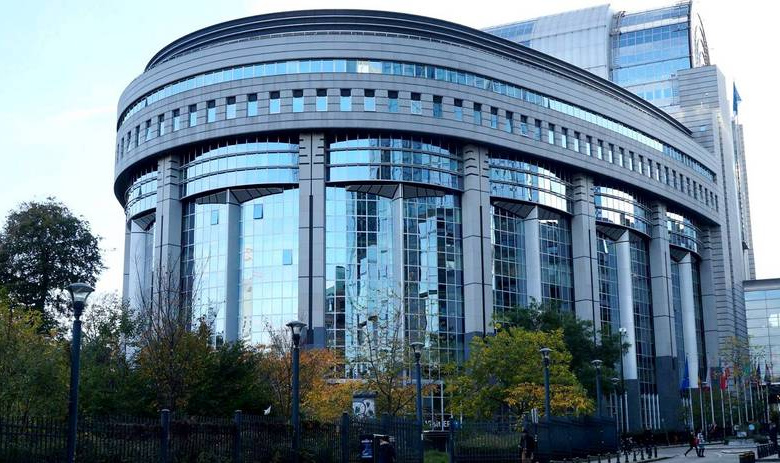 Здание Европарламента в Брюсселе