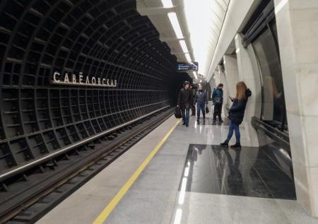 Появились кадры потопа на станции «Савёловская»