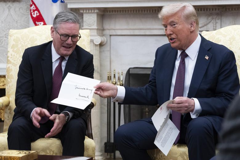 Кир Стармер и Дональд Трамп