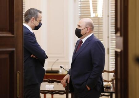 Мишустин передал греческому премьеру привет от Путина 