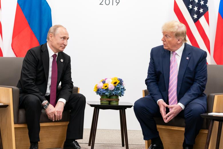 Владимир Путин и Дональд Трамп