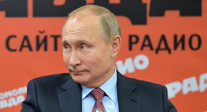 Президент РФ Владимир Путин на встрече с руководителями российских печатных средств массовой информации и информационных агентств