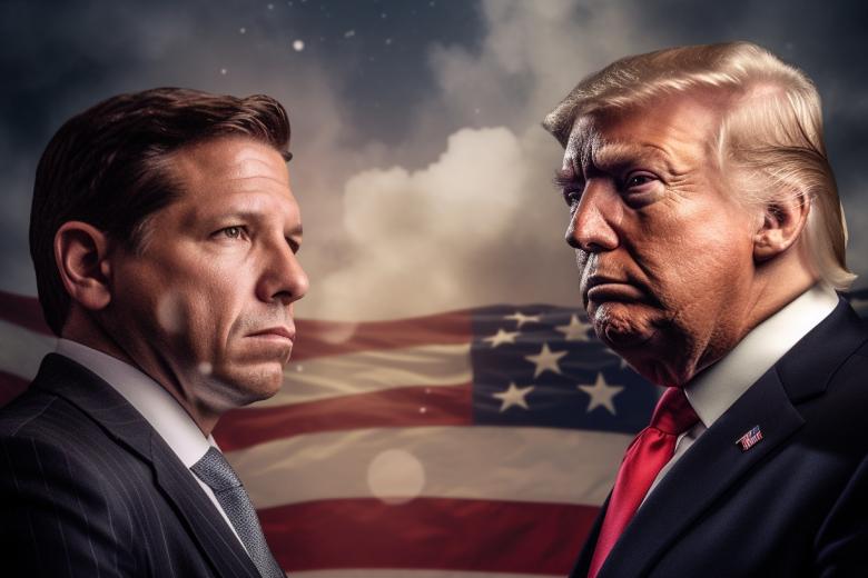 Рон Десантис, Дональд Трамп