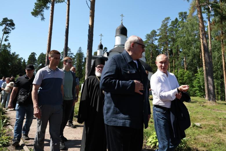 Владимир Путин и Александр Лукашенко