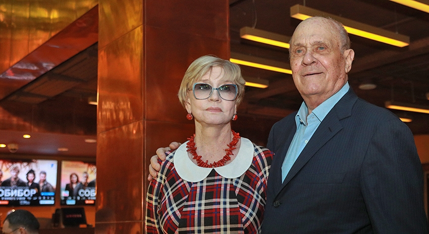 Режиссер Владимир Меньшов и его супруга, актриса Вера Алентова
