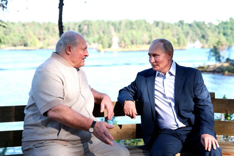 Александр Лукашенко и Владимир Путин