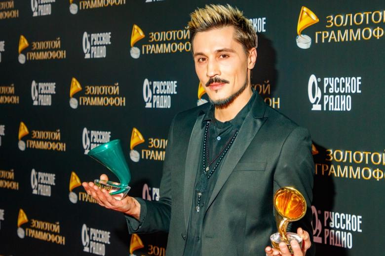 Певец Дима Билан во время XXVII церемонии вручения Национальной ежегодной музыкальной премии «Золотой граммофон»