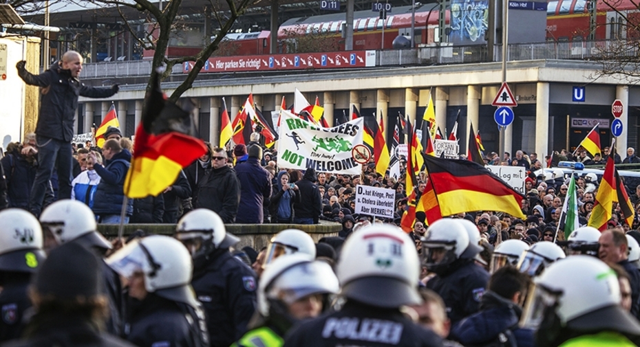  Митинг антиисламского движения PEGIDA