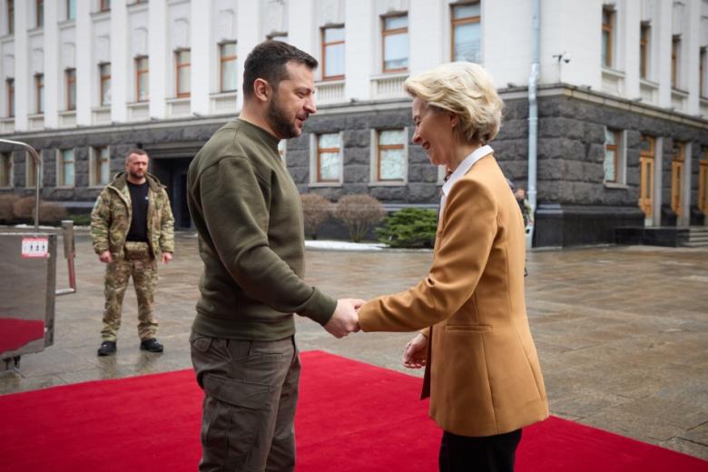 Владимир Зеленский и Урсула фон дер Ляйен