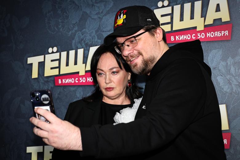 Актеры Лариса Гузеева и Гарик Харламов на премьере фильма «Тёща»