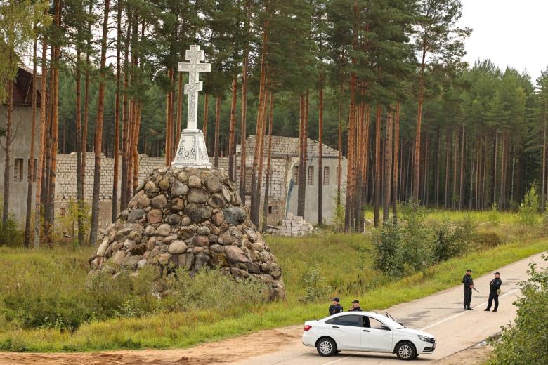 Тверская область. Место падения хвостовой части самолета