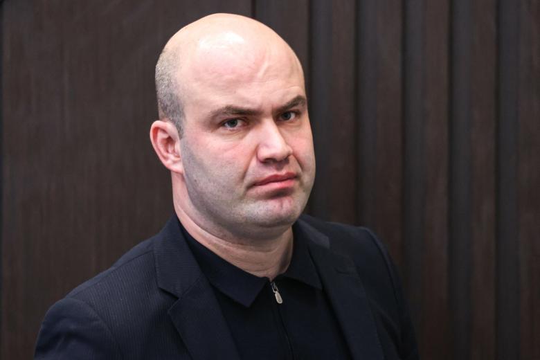 Абхазия. Сухум. Спикер парламента Абхазии Лаша Ашуба
