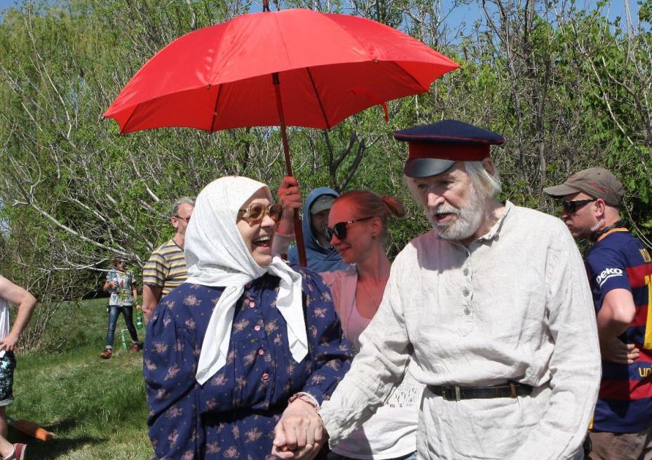 Нина Русланова, Станислав Любшин. Фотография предоставлена руководителем проекта, киностудий «Свет» и «Духовность и Армия» Еленой Ляпичевой