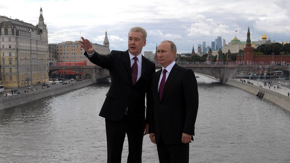 Сергей Собянин и Владимир Путин