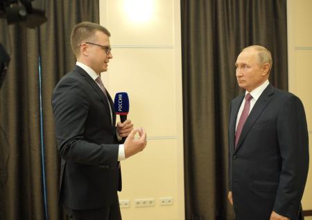 СМИ впервые показали интерьер резиденции Путина