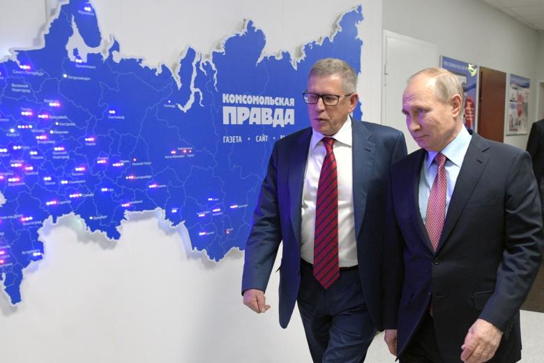 Владимир Сунгоркин и Владимир Путин. Архивное фото