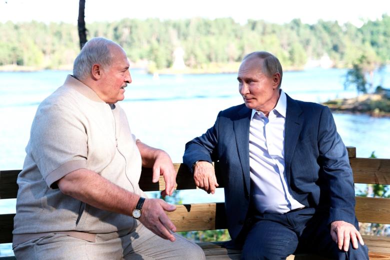 Александр Лукашенко и Владимир Путин