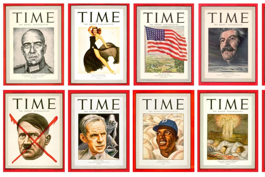 Лучшие обложки TIME 1940х