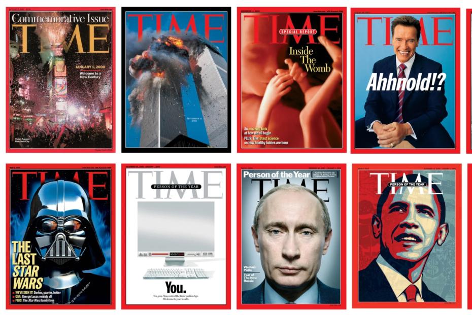 Лучшие обложки TIME 2000х
