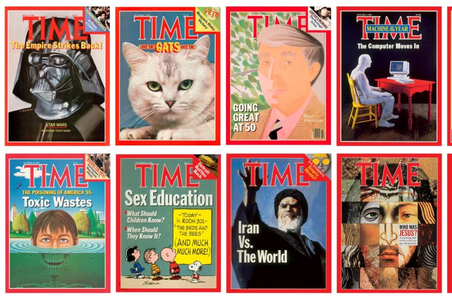 Лучшие обложки TIME 1980х