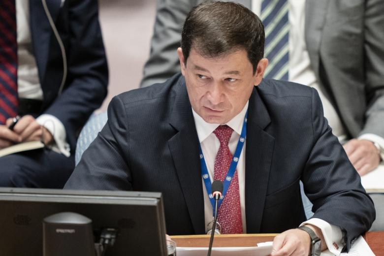 Первый заместитель постпреда РФ при ООН Дмитрий Полянский