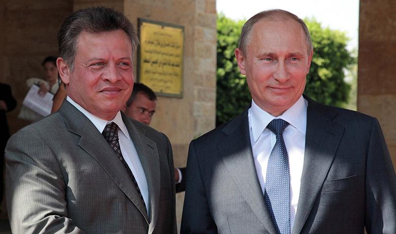 Король Иордании Абдалла II и президент РФ Владимир Путин