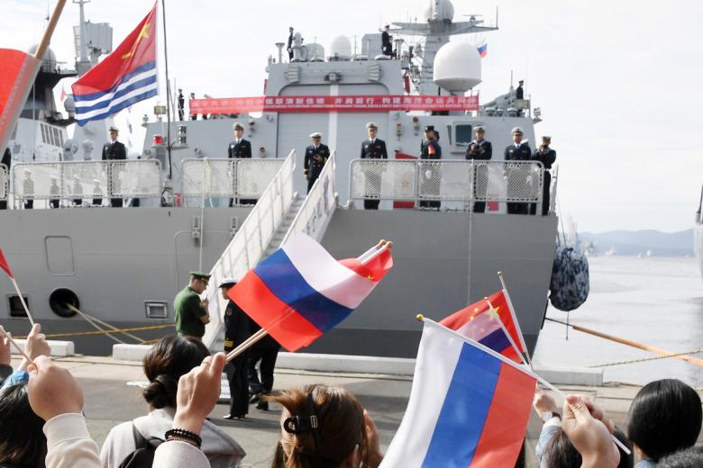 Проводы российско-китайского отряда кораблей на учение «Бэйбу/Взаимодействие - 2024» во Владивостоке