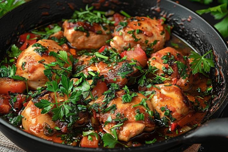 Грузинская кухня: классический рецепт чахохбили с курицей и красным вином