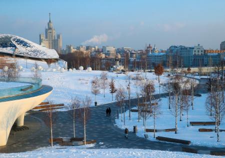 Названо число посетителей парка «Зарядье» в 2023 году