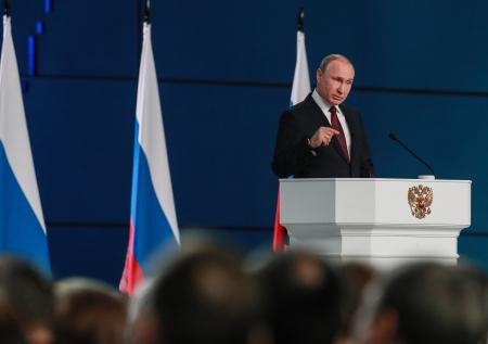 Путин выступит с посланием в «Манеже»