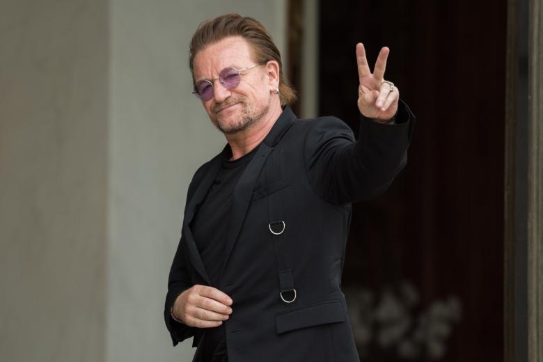 Лидер ирландской группы U2 Пол Дэвид Хьюсон