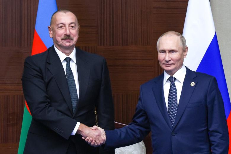Владимир Путин и Ильхам Алиев