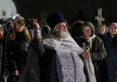 Празднование Крещения Господня в России, Белоруссии, Армении и Палестине  