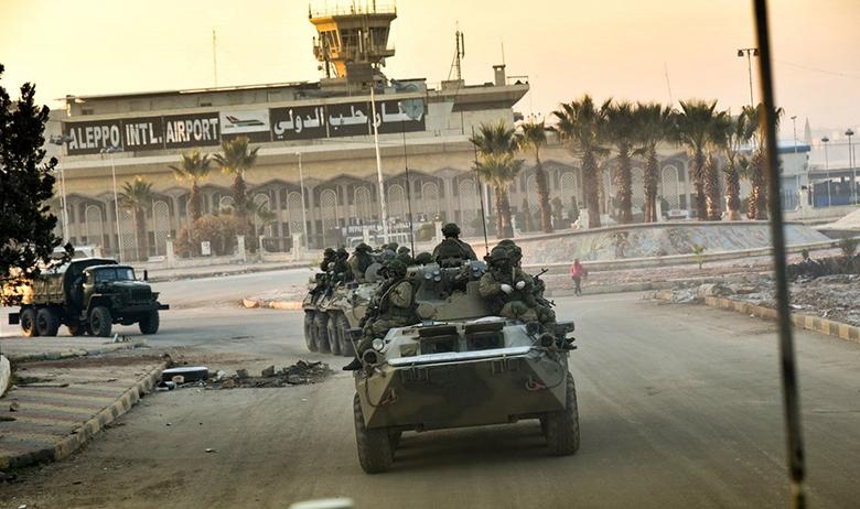 Военнослужащие ВС РФ в Алеппо, Сирия