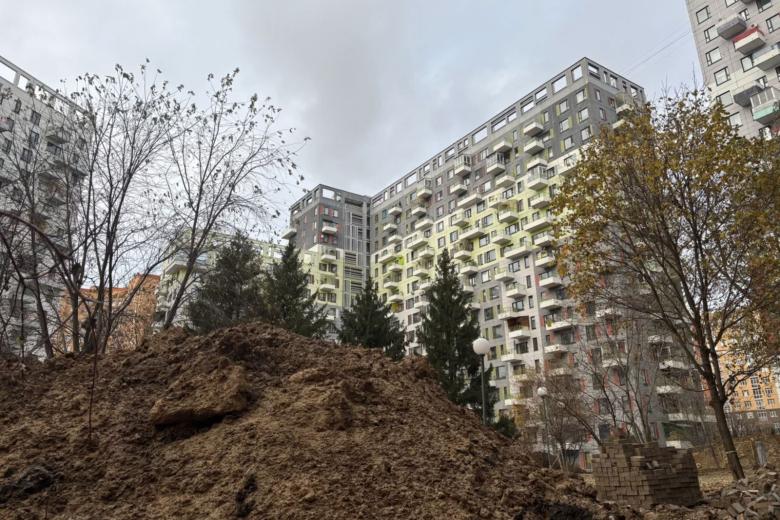 Жилые дома в микрорайоне Эдальго