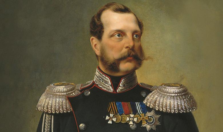 Портрет Императора Александра II Освободителя 1868 года Н.А. Лаврова