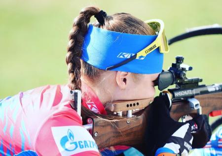 Казакевич выиграла спринт на летнем чемпионате России по биатлону
