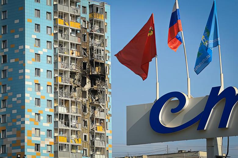Последствия падения беспилотника в Раменском