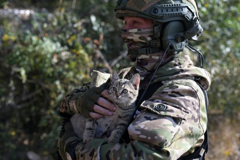 Военнослужащий ВС РФ в зоне специальной военной операции