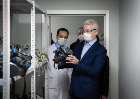 Собянину показали работу искусственного интеллекта при диагностике COVID-19