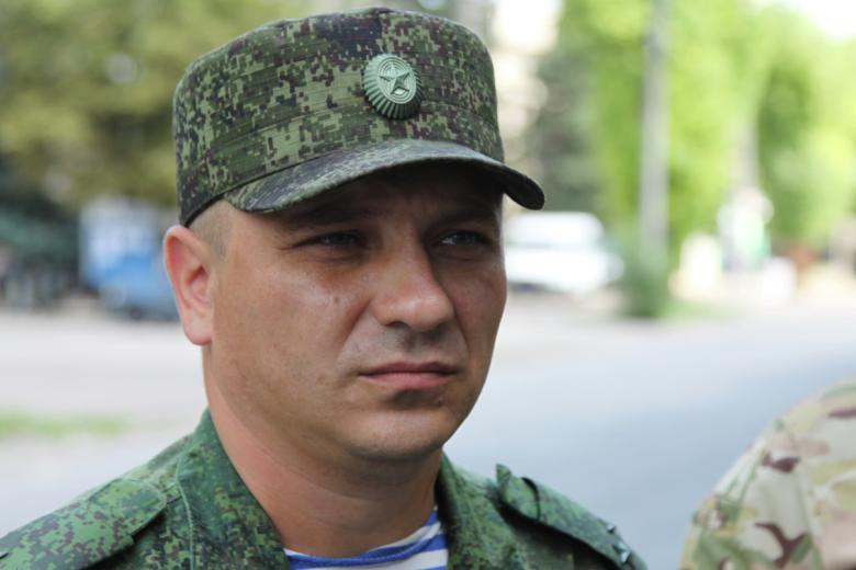 Подполковник Народной милиции ЛНР Андрей Марочко