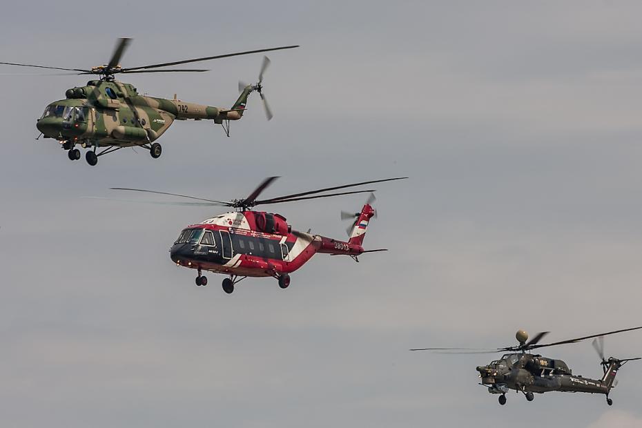 «Вертолеты России» Ми-8, Ми-38 и Ми-28Н