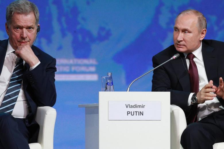 Саули Ниинистё и Владимир Путин