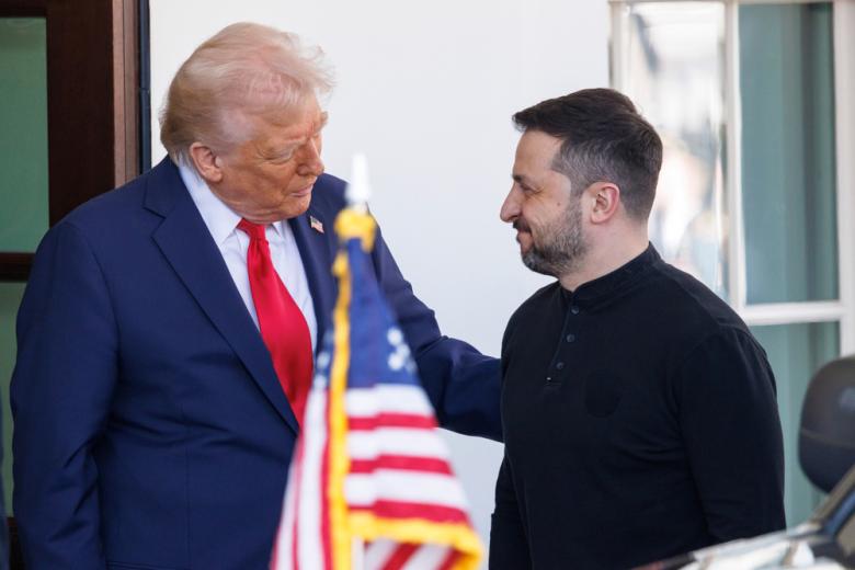 Дональд Трамп и Владимир Зеленский