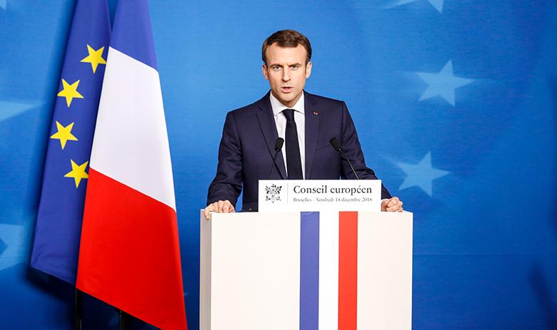Президент Франции Эммануэль Макрон