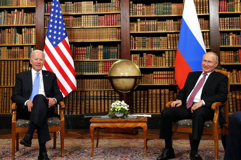 Президент США Джо Байден и президент РФ Владимир Путин