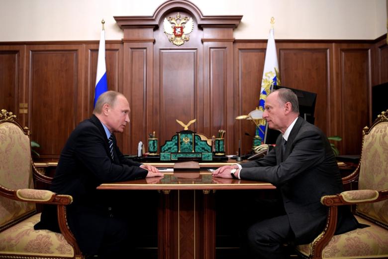 Владимир Путин и Николай Патрушев